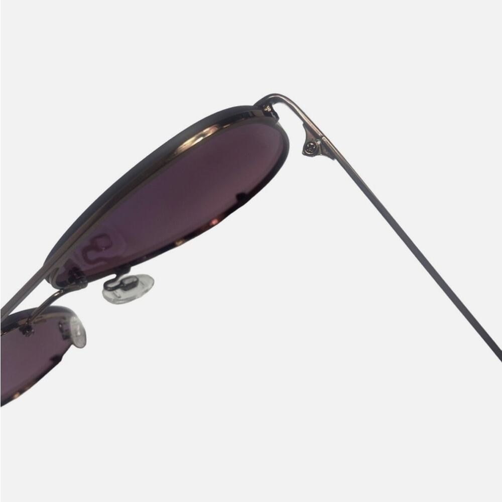 Quay Australia High Key Mini Rimless Pink Brown Sunglasses - Picture 7 of 8